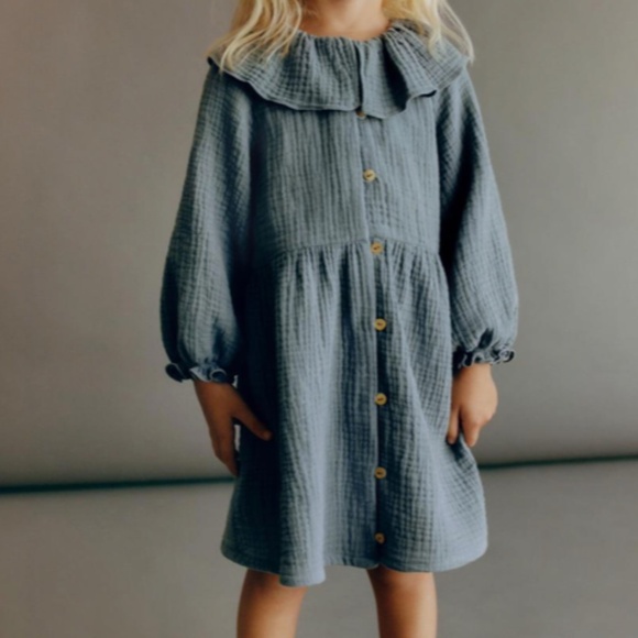 Zara Ruffled Texture Dress - Picture 4 of 6